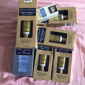 Roc wrinkle, moisturizer and eye cream package